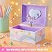 Giggle & Honey® Musical Jewelry Box for Girls - Kids Jewelry Box, Unicorn Toys for Girls 4-6, Unicorn Gifts