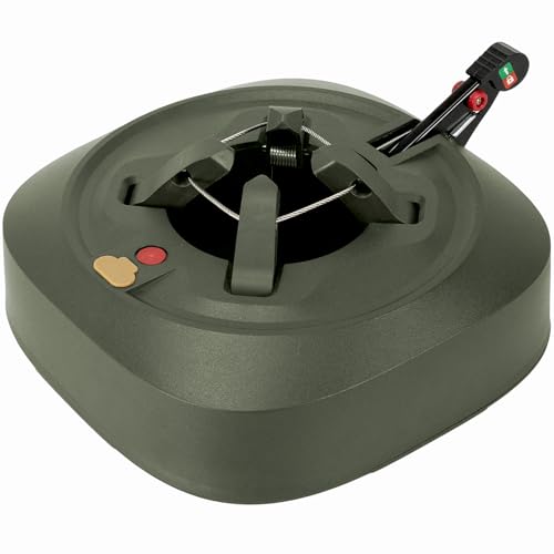 SA Products Automatic Christmas Tree Stand for Real Tree - Heavy-Duty Plastic & Metal - 3.5-Litre Water Reservoir Base - For Xmas Trees Up To 8.2Ft. with 12cm Trunk - Small 33.02x109.22x7.62cm