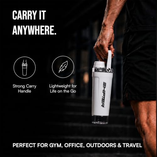 Image of Shifter Nitro Stainless Steel Protein Shaker Bottle 750ml | Leakproof Gym Shaker with Mixing Ball | BPA Free Steel Blender Bottle for Whey Protein, BCAA, Pre Workout & Fitness Drinks