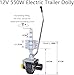 DHMYYXGS Electric Trailer Dolly,Electric Trailer Mover,Electric Motorised Wheel,5000lbs Towing Capacity,550w 12v Trailer Wheel,Ideal for Caravans,Boat Trailers,Horse Trailers