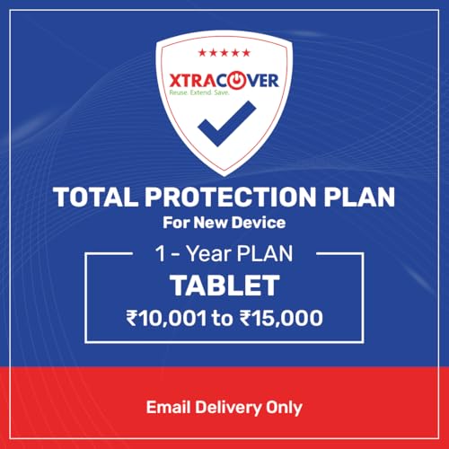 Image of Xtracover 1 Year Total Protection Plan on Tablet Having Price Range of Rs. 10001-15000 (E-Mail Delivery Only)