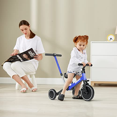 Kinderdreirad Korimefa 4 in 1 mit Laufrad- und Fahrradfunktion