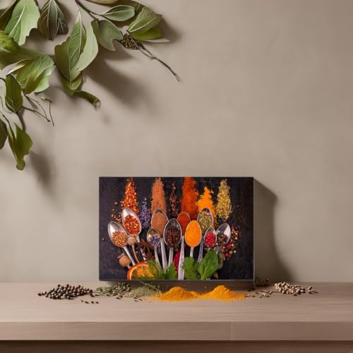 Spices Canvas Wall Art Painting Kitchen Food Decor Picture Print Coffee Store Colorful Artwork for Dining Room Home Framed Decorations 20x28inch by JXBYJP - Used condition - Image 5