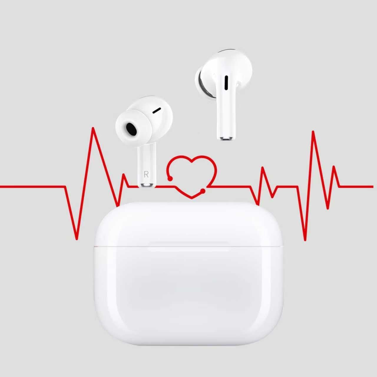 Birthday Gift,Pro3 Wireless Earbuds, Active Noise-canceling Bluetooth Headphones, Real-time AI Translation, Heart Rate Monitoring, USB-C and Wireless Charging