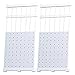 HDAIUCOV Ripiano di tensione, scaffale espandibile, ripiani regolabili per armadio/camper 75-130 cm (42 cm di larghezza 2 pezzi)