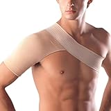 UIEXEA Schulterbandage, Schulter Bandage, Schulterbandage Herren und Frauen, Doppelter Druck Schulterstütze 360° Schutz & Wärme Leichte Atmungsaktive Schulterbandage