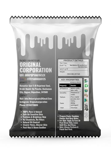 Image of Originals Pure Alum Powder (Fitkari) - 100% Pure and Safe for Face, Skin, Acne, Shaving, Teeth 3 kg