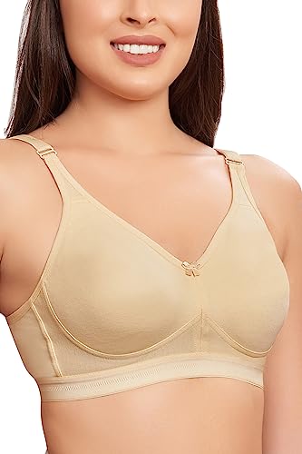 Image of MAROON 419 Women Cotton Blend Long Lasting Magical Lift T Shirt Bra Non-Wired and Non Padded, Seamless and Full Coverage