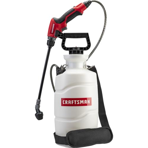 Craftsman 2-Gallon Pump Zero Lithium-Ion Power Wand Tank Sprayer with Padded Carry Strap and Spray Shield Model# CMXCAFG190788