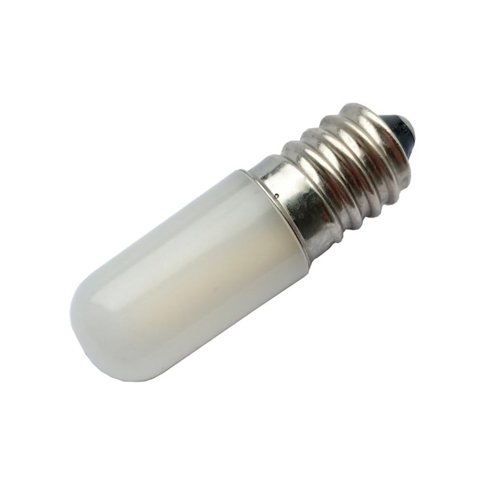 JiuRui LED Lampadine, 50 pz/lotto LED Filamento Frigorifero Lampadina AC220V E12/E14 2W Indicatore Domestico Lampada di Illuminazione Sorgente di Luce(E14 2700K Warm White)