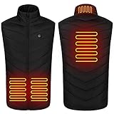 4.【HEIZWESTE MIT USB-STROMVERSORGUNG】: Eingebauter USB-Anschluss für einfache Bedienung Der USB-Stecker wird von jedem tragbaren 5-V / 2,1-A-Ladegerät (Niederspannung und sichere Spannung) gespeist und ist mit dem Kompatiblen mit den meisten tragbaren Ladegeräten auf dem Markt kompatibel. Das Heizelement besteht aus der neuesten importierten Kohlefaser und kann in 1-3 Sekunden schnell erhitzt werden. (Hinweis: Das tragbare Ladegerät muss separat erworben werden.)