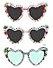 Qkdjksd Christmas Sunglasses for Women Men,Party Props Accessories Favors Decorations Glassed Xmas Eyeglasses Party Supplies (Red green white)