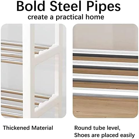 Small Shoe Rack, 3 Tier Shoe Rack, Mini Shoe Organizers, Footware Storage, Quick Assembly No Tools Required, Kids Shoe Shelf Storage Shoe Stand Organizer for Closet Entryway Hallway 42X19X43cm