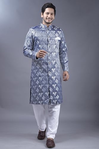Image of Mens Ethnic Wear Indo Western Set