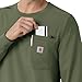 Carhartt Scrubs C16610 Men's Crewneck Long-Sleeve Scrub Top XX-Large Olive