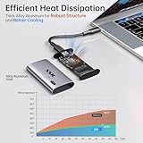 SSK 2TB SSD External Hard Drive, Portable SSD External Drive Up to 550MB/s, USB 3.2 Gen2 External Solid State Drives for iPhone 15/Pro, Windows, Mac, Android With LED Light, TRIM, SMART Supported - Image 5