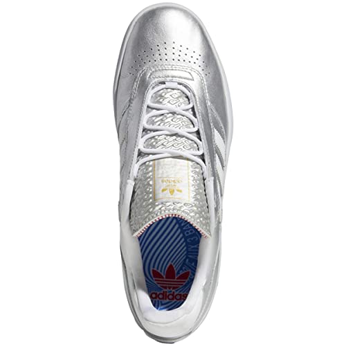 adidas Puig Shoes - Silver Metallic White/Scarlet - 10.0