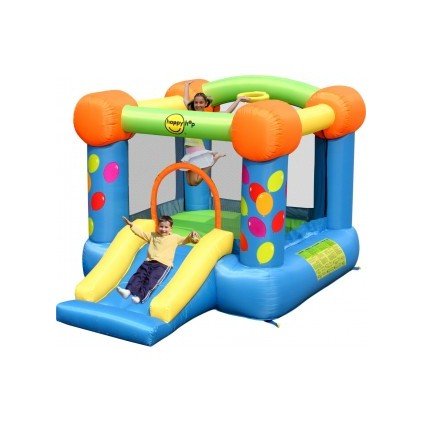PL Ociotrends - Castillo Hinchable Globos con tobogán, 280 x 210 x 185 cm