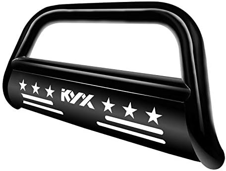 KYX Bull Bar for 1999-2006 Chevy Silverado 1500/GMC Sierra 1500, for 2000-2006 Tahoe/Suburban, 2002-2006 Avalanche 1500, 3" Brush Push Grille Guard Front Bumper