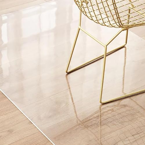 Hallway Runner Rug Kitchen Washable Non Slip Runner Rug Rectangular Clear Non-Slip Floor Protector Mat, Area Rug Transparent Carpet Protector, 40 50 60 70 80 90 100cm Width, Office Chair Mat for Hardw