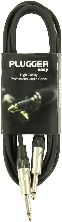 Plugger Mono Jack Cable Male/Male 3 m Black