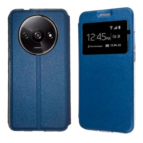 TODOBARATO 24HORAS Funda para Xiaomi Redmi A3 2024 4G (6.71) Azul Libro Ventana