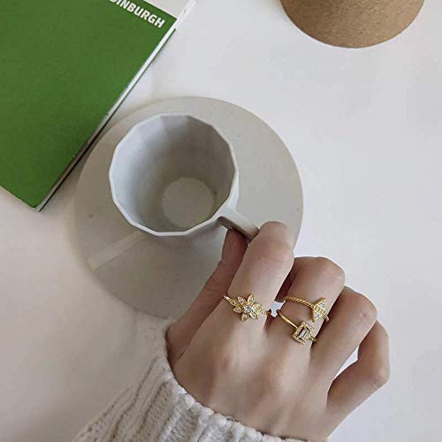 Bague vintage argent 925 ajustable, le cadeau d'anniversaire idéal - 6