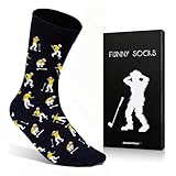 Soziprix Funny Golf Socks for Men | Hilarious Gifts for Him, Golf Accessories & Themed Gifts for Golfers (Size 10-13)