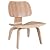 Modway EEI-510-NAT Fathom Mid-Century Modern Molded Plywood Lounge Accent Chair in Natural