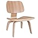 Modway EEI-510-NAT Fathom Mid-Century Modern Molded Plywood Lounge Accent Chair,Engineered Wood in Natural
