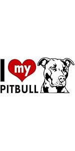 3D Pit Bull Autoaufkleber - Zerrissener Effekt Vinyl Aufkleber 22cm