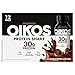 Oikos Protein Shake, Chocolate, 30g High Protein Drinks, Shelf Stable, Ready to Drink, 5g Prebiotic Fiber, 12 fl oz Bottle, 12 Count​