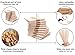 Zollner24 500 palos de madera para manualidades y helados, madera, 11,4x1 cm