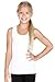 Sugarlips Girl's Ribbed Seamless Tank-White
