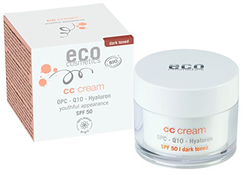 eco cosmetics CC Cream LSF 50 - getönt dunkel