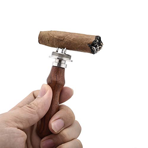 Cigar Punch Enhancer Tool, Sangle Sopffy Cigar Draw with Wooden Handle | Cigar Poker for Piercing, Make Your Every Shot More Enjorable