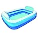 BTX PISCINA RETTANGOLARE CON CUSCINI POGGIATESTA A 2 ANELLI 200 X 150 X 50 CM