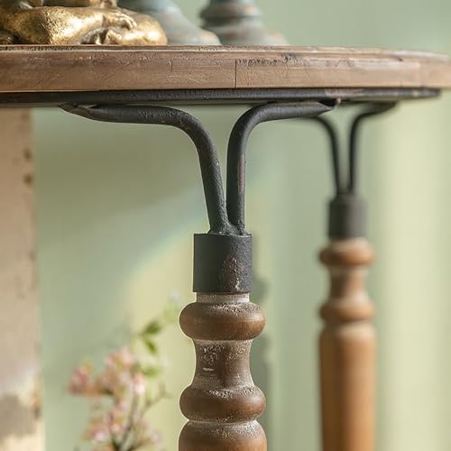 Elegante decoración para el hogar con consola de madera de 78cm 7