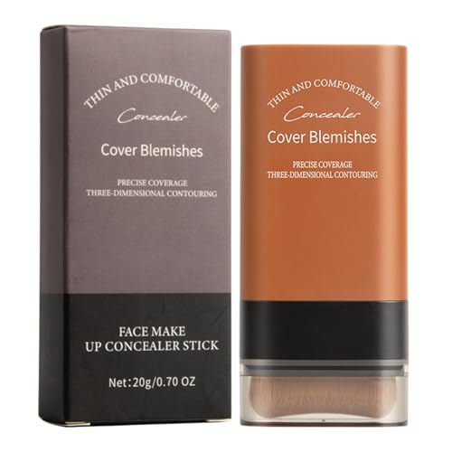 Roseionly Base De Maquillaje, Base De Maquillaje Hidratante Ligera En Barra Con Pincel, Maquillaje En Barra Multiusos Para El Rostro, Base De Maquillaje En Barra Eraser Para Mujer