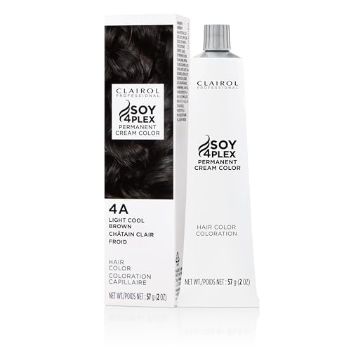 Image of Clairol Professional Permanent Cream Hair Color | 100% Gray Coverage | Blonde, Brown, Black, & Red-Violet Shades | Deep Conditioning & Fade Resistant Results