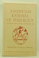 American Journal of Philology, Volume 125, No. 4, whole number 500 (Winter 2004) B073QBMVQC Book Cover