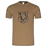  BW Tropen SM-Boot Waage M1063 schnelles Minensuchboot Wappen Abzeichen Bundeswehr Tropenshirt Marine Bundesmarine T-Shirt