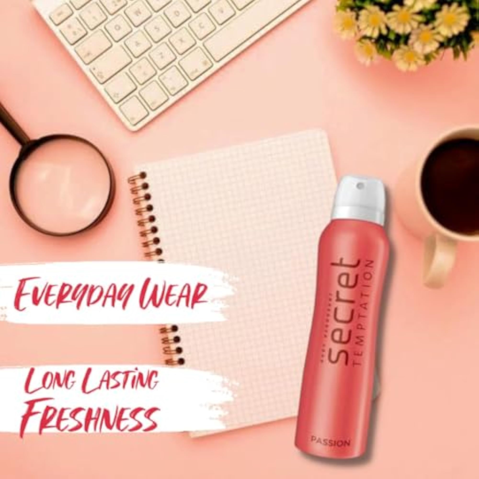 Secret Temptation Passion and Pink Deodorant Pack of 2