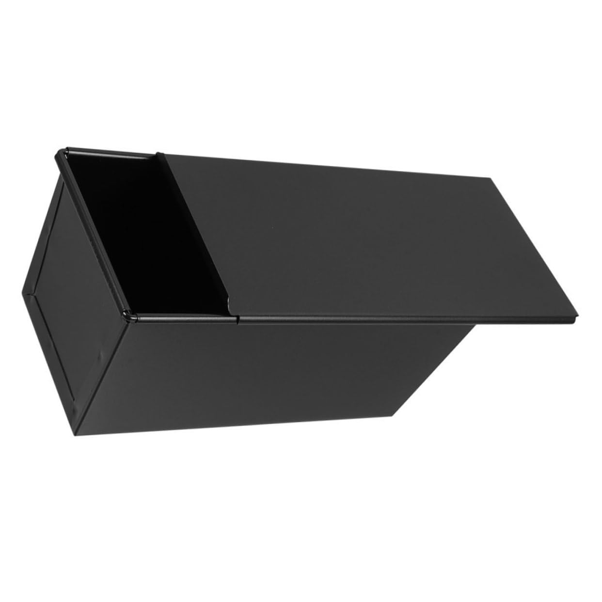 2 Moldes Deslizantes Para Pan Tostado Antiadherentes De Aluminio Con Tapa De Hierro Negro