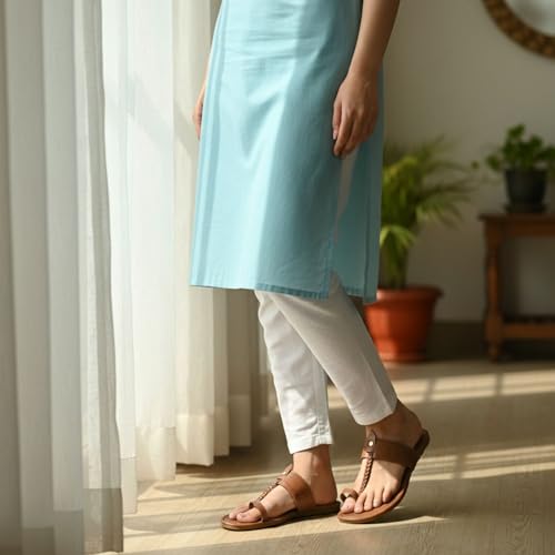 Image of IndieStide Heel Casual Flip Flops Slippers For Girls Women, Comfortable cushioned Chappals
