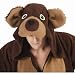 RG Costumes Bailey Bear Hoodie, Brown/Tan, Large