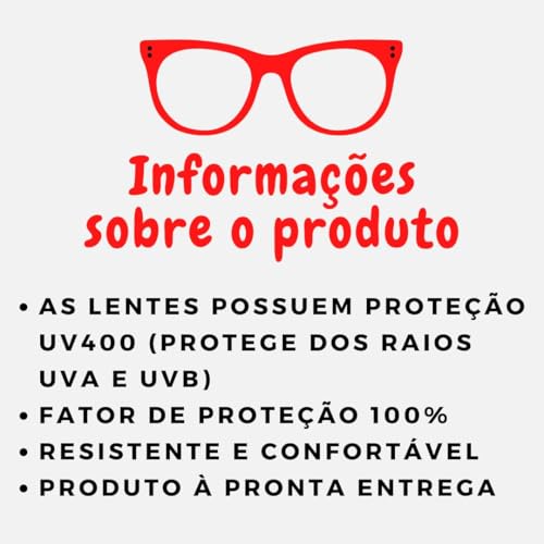 Óculos de Sol Feminino Masculino Hexagonal Confortável de Metal Proteção Uv400 Acompanha Estojo e Fl