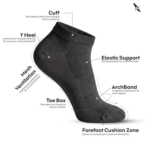 Image of Men Cotton Blend Ankle Socks - Pack of 3 | Earth & Warm Casual Colours | Everyday Comfort Wear
