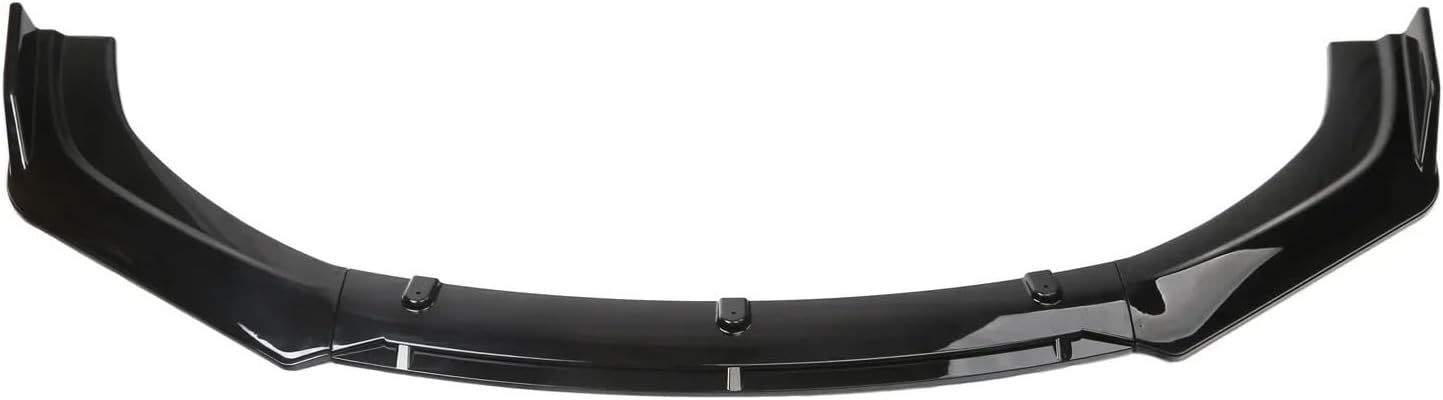 Car Front Bumper Lip Splitter Body Kit Chin Spoiler Anti Scratch Diffuser Lip Trim Dam Cover，Compatible With Passat R 2015-2022(Glossy Black)
