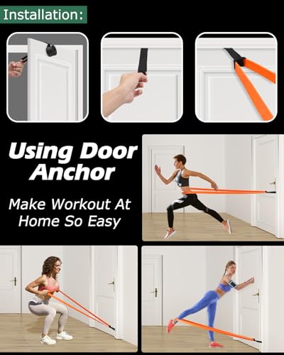 Zacro Resistance Bands, 6 Resistance Levels Pull Up Assistance Bands thumb #7